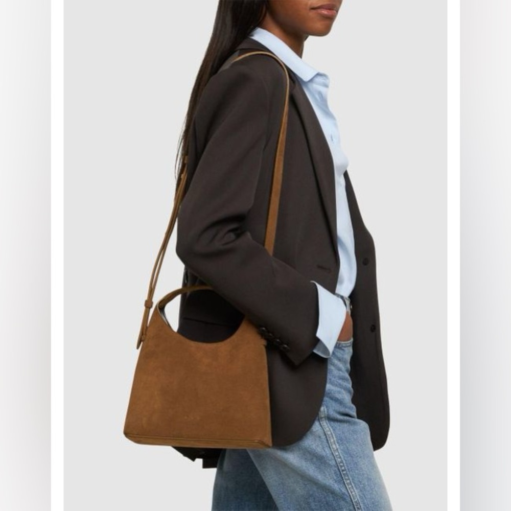 AESTHER EKME Brown Suede Leather Mini Sac Bag